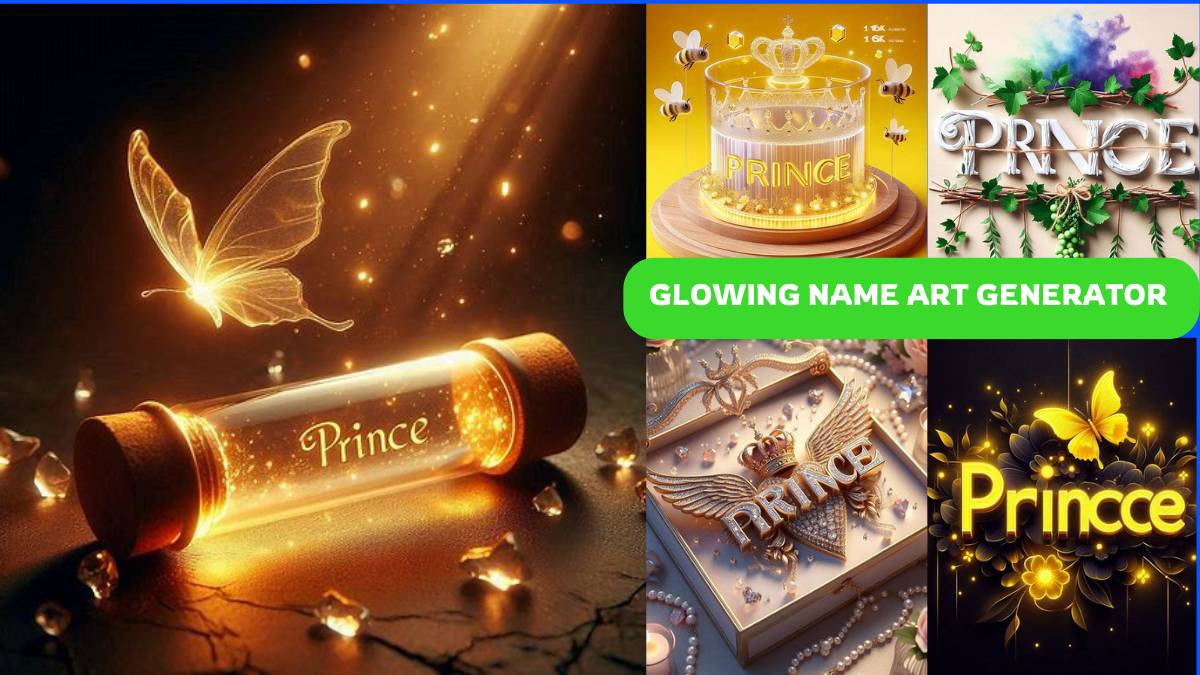glowing name art generator by prince Digital Hub