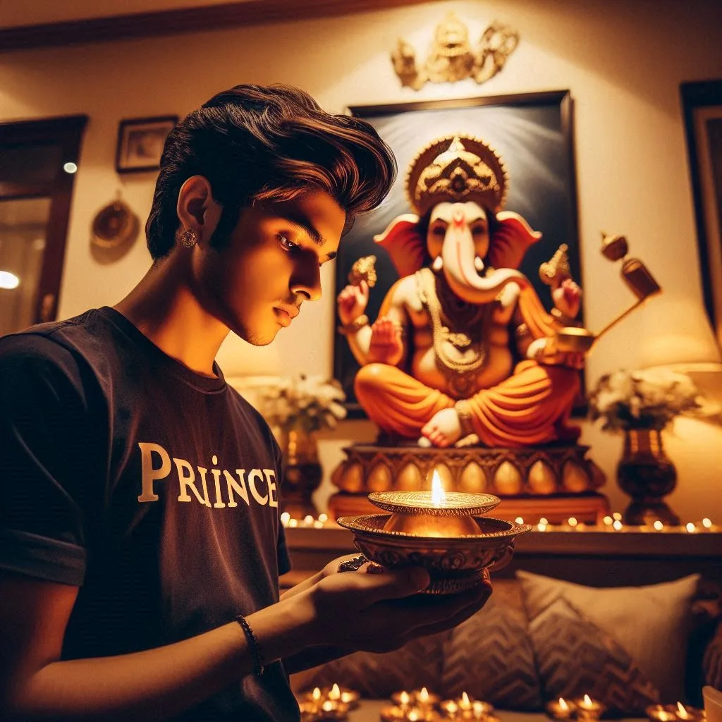 Ganesh chaturthi ai photo editing prompt