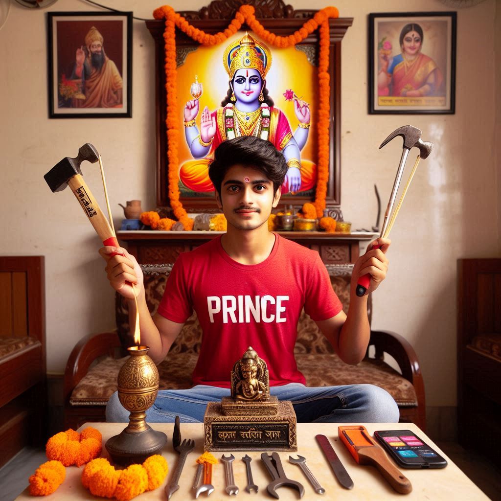 Happy vishvkarma pooja photo editing