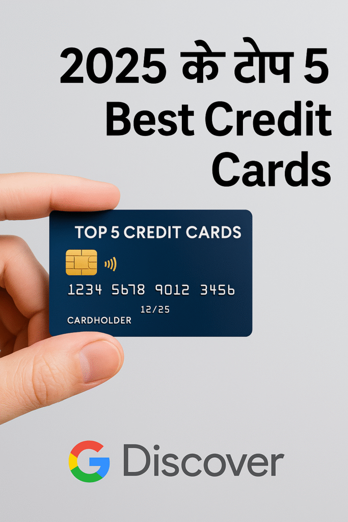 Top 5 Credit Cards in India (2025)